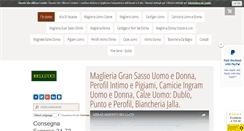 Desktop Screenshot of abbigliamentobellucci.it