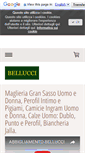 Mobile Screenshot of abbigliamentobellucci.it